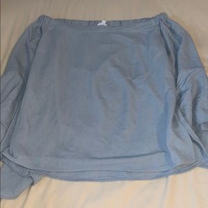 Off the shoulder blouse